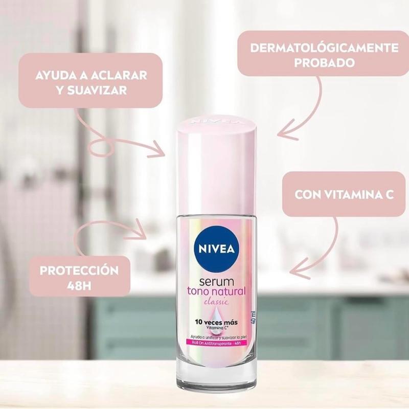 Nivea Roll-on Deodorant Serum with 10 Times More VitaminC for Natural Tone