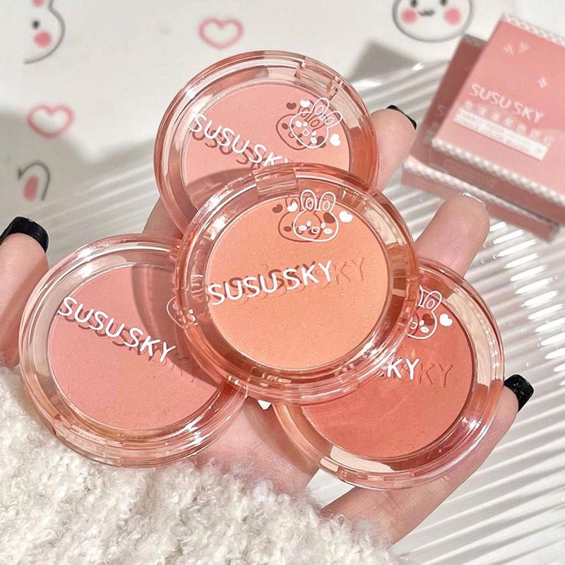 Long Lasting Blushes, 4pcs Natural Blushes For Daily Makeup, Lightweight Soft Color Shadow Blushes