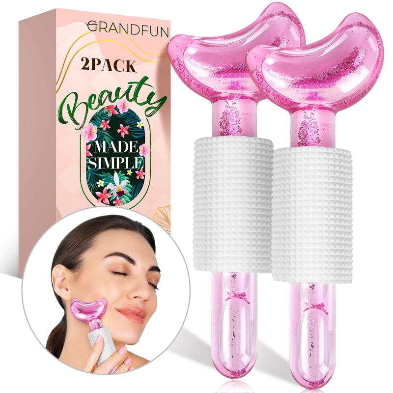 Christmas Stocking Stuffers Women Gifts: 2PCS Face Ice Globes Presents Idea for Wife Mom Girlfriend Mother Sister Unique Birthday for Her Who Have Everything Facial Massager Skin Care Beauty Tool