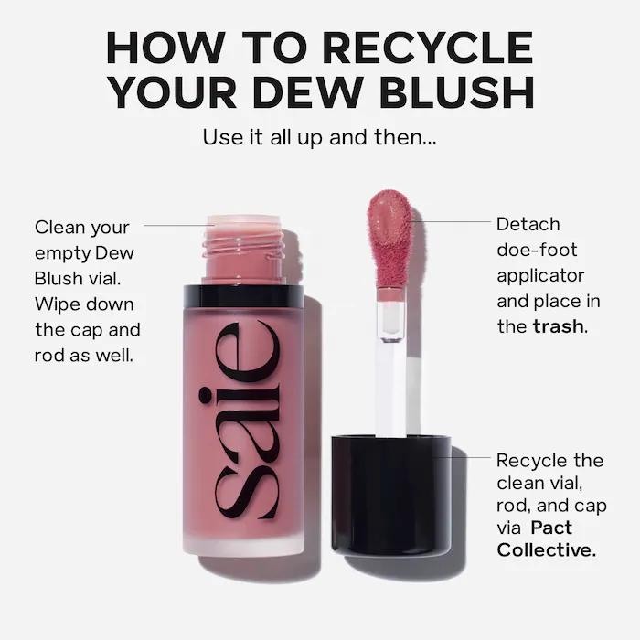 Buildable Liquid Blush - Dew Blush for a Flawless Look - Cosmetic, Makeup