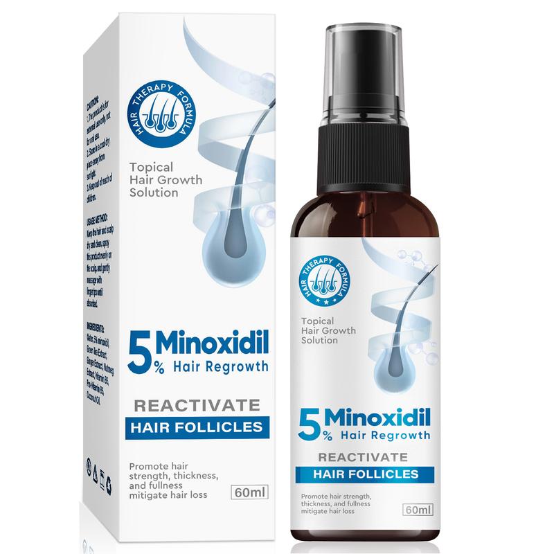 5% Minoxidil for Men and Women Hair Growth Oil, Biotin Serum, Hair Regrowth Treatment for Scalp Hair Loss, Natural, for Thicker Longer Fuller Healthier Hair 1 oz Haircare Gentle Repairing Haircare Gentle