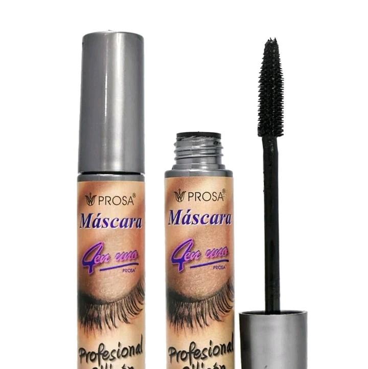 Mascara para pestañas Natural con Aceites de Mamey, Jojoba, Sabila y Germen de Trigo Resistente al Agua - Cosmetic, Makeup