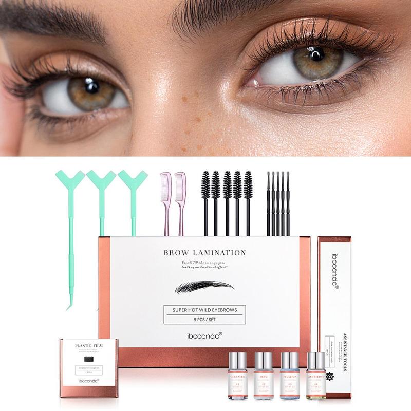 Professional Brow Lamination Kit, 1 Box Portable Travel Eyebrow Ironing Kit, Professional Eyebrow Makeup Kit for Women & Girls,  Suitable for Home Diy Salon Use