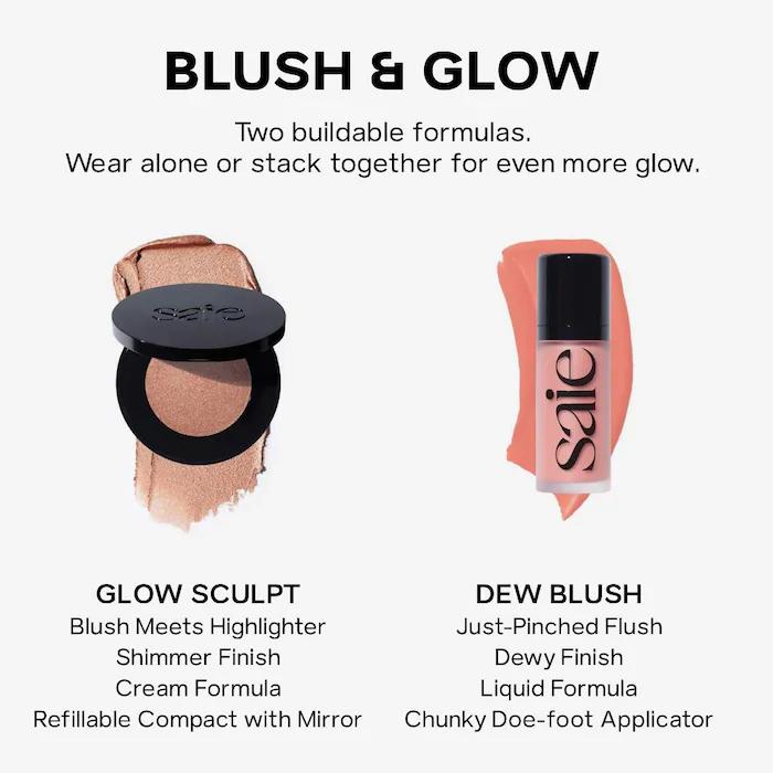 Buildable Liquid Blush - Dew Blush for a Flawless Look - Cosmetic, Makeup