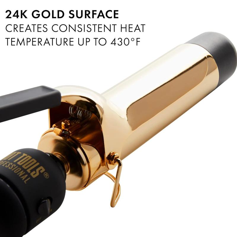 HOT TOOLS 24K Gold Pro Artist Curling Iron 1.5