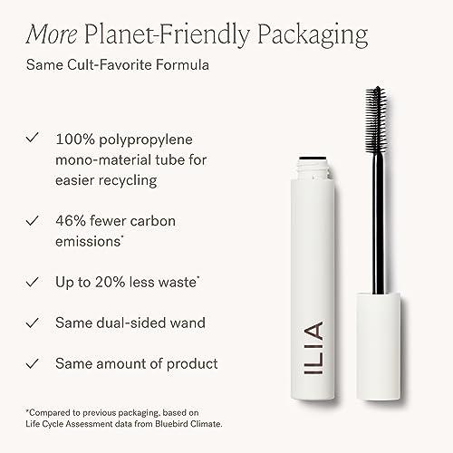 ILIA - Limitless Lash Mascara | Non-Toxic, Cruelty-Free, Lightweight & Nourishing, Flake + Smudge-Resistant, Clean Mascara, Ophthalmologist-Tested, Safe For Sensitive Eyes