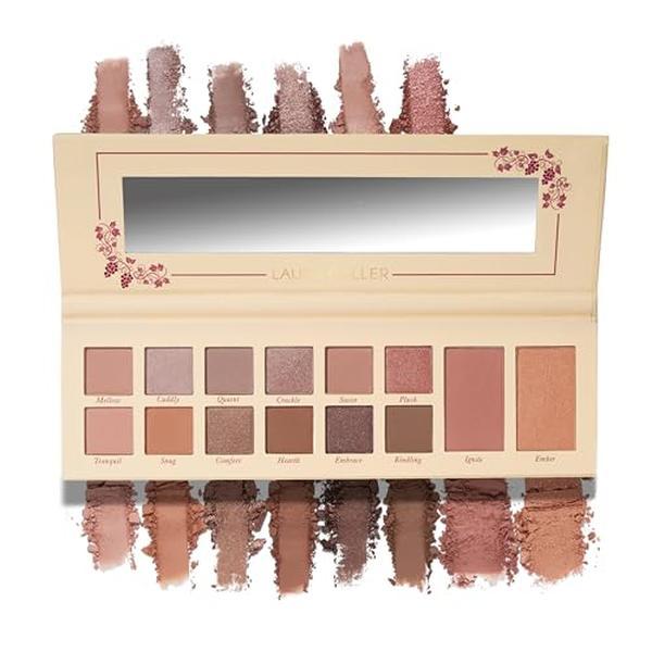 LAURA GELLER NEW YORK Laura's Essentials 12 Multi-Finish Eyeshadows, Blush, Highlighter Palette - Toasty Treasures