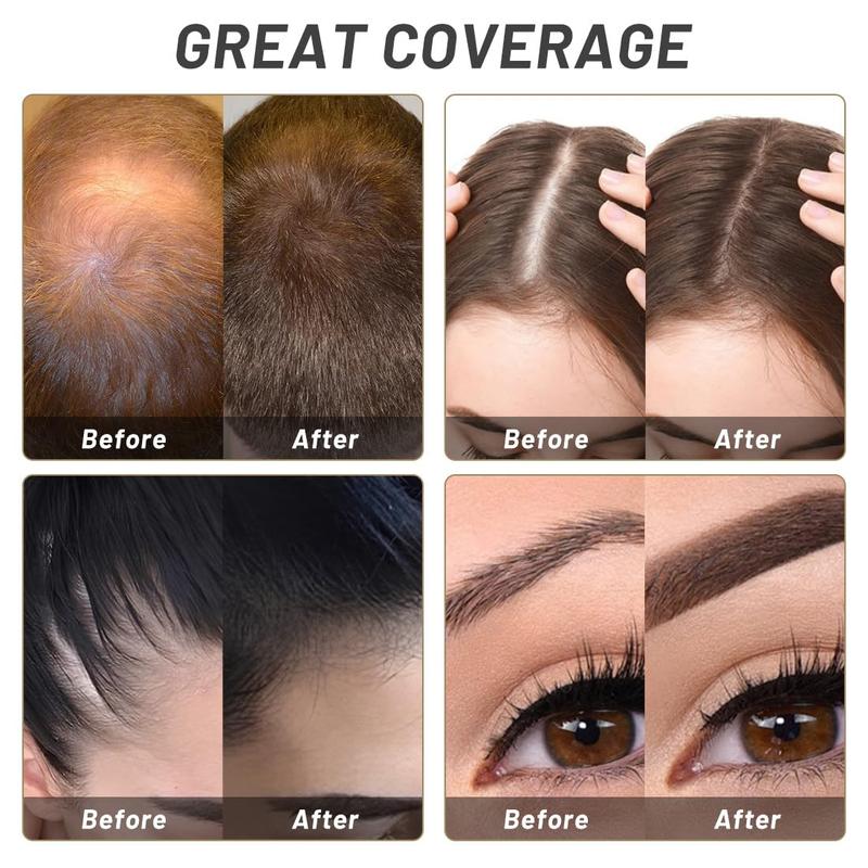 Root Touch Up Powder for Thinning Hair, Gray Coverage, Eyebrow Powder, Bald Spot Concealer for Women