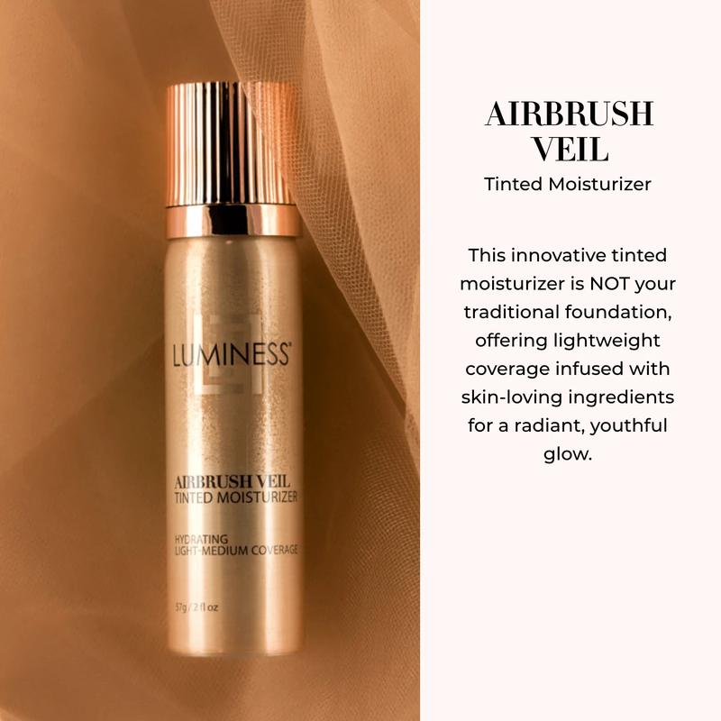 Airbrush Veil Tinted Moisturizer with Buffing Brush