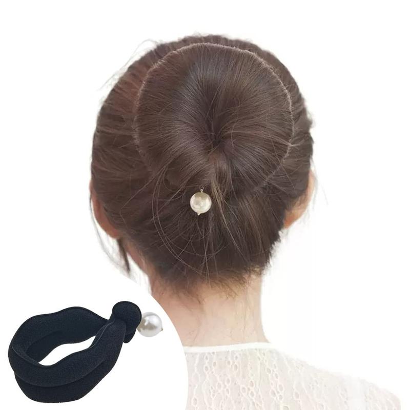 3 PACK  Lazy Hair Curler Bun Clips Beauty Hair Hairstyle Foam Sponge Donut Maker Ponytail Hairstyle Styling Tool Accessories