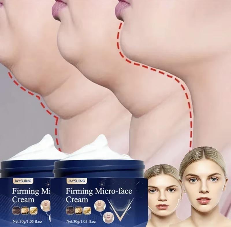 JAYSUING 2pces Neck Firming Cream Tightening, Lifting, Sagging skin, Firming Cream for Face, Decollete & Chest, Under Chin Tightening and Lifting, Neck Wrinkles Treatment with Collagen & Hyaluronic Acid Hydrating Under