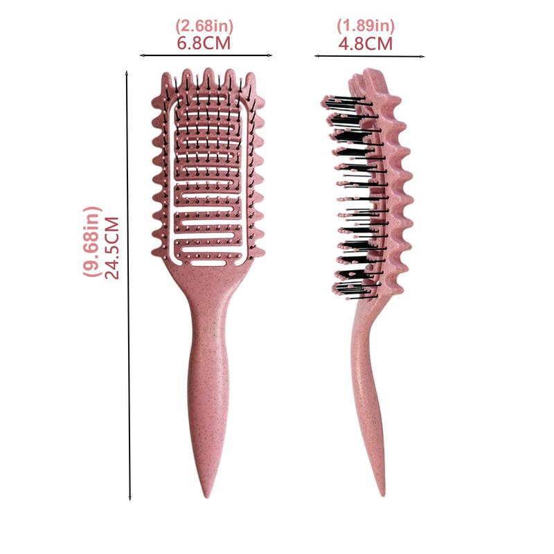 Curly Hair Brush, Hollow Out Curl Define Styling Brush, Beard Comb, Styling Detangling Brush, Multi-purpose Home Styling Tools