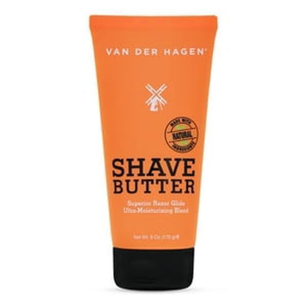 Van der Hagen Shave Butter Beard Shaving Cream, for All Skin Types, formulated with Natural Oils, 6 oz (Men)