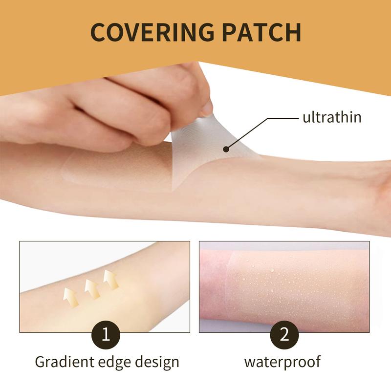 Invisible Concealer Patch Skin Tattoos Scars Concealer Cover Up Patch Invisible Waterproof Skin Color Cover Up Patch