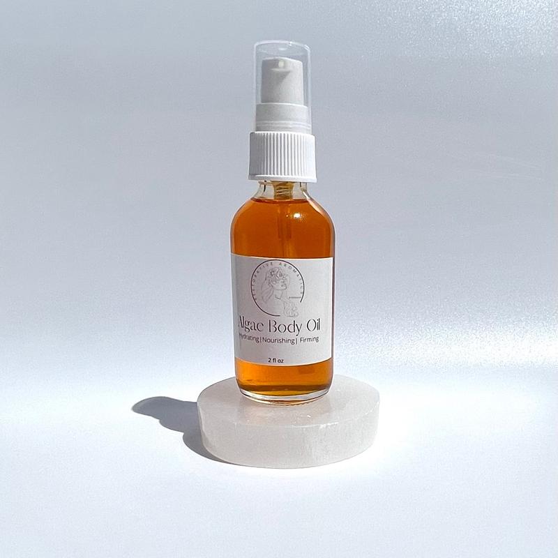 Algae Body Oil Ultimate Luxury - Algae, Green Caviar, Green Tea- Firm, Bright, Restore and Moisturize - After Shower Oil