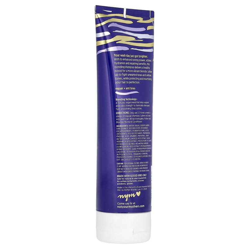 Not Your Mother's Blonde Moment, Tone & Repair Purple Shampoo,  For Blonde, Highlighted & Silver Hair, 8 fl oz (237 ml)