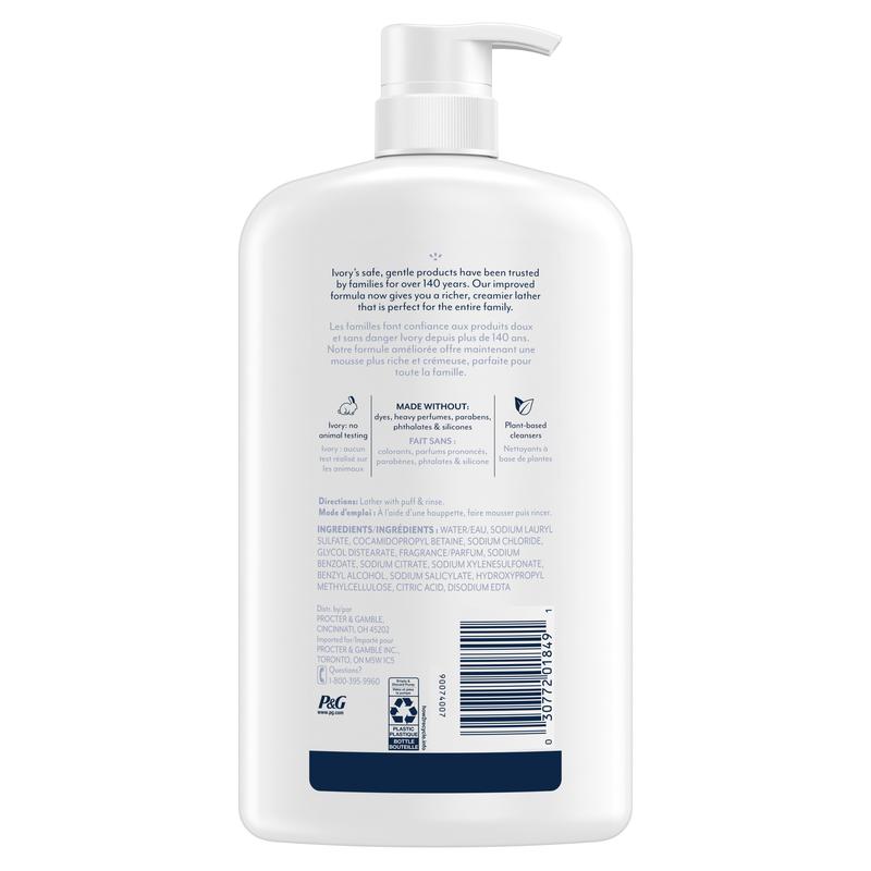 Ivory Mild & Gentle Body Wash, Milk & Honey Scent, 35 fl oz - Dermatologist Tested - Gel, Body Care