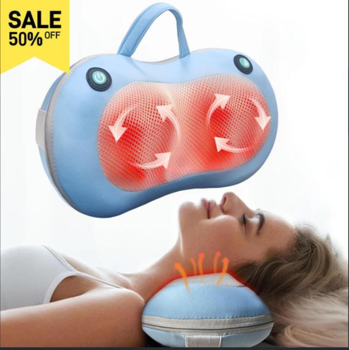 Hot neck massager, relieve muscle pain, 3D kneading massage is super comfortable, suitable for men and women, Gift Daily