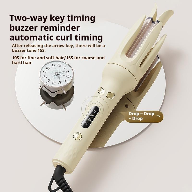 Automatic Curling Iron Set, 1 Set 28mm Hair Curler with Glove & Hair Clip & Comb, Professional Hair Styling Tool for Home & Salon Use