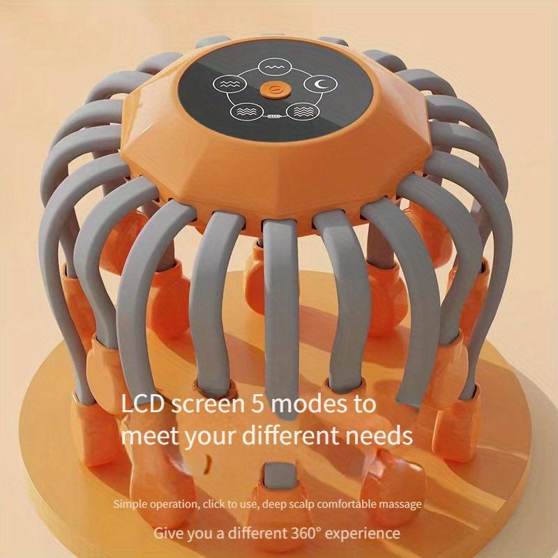 8-claw Design Head Massager, Smart Head Stress Relief Massage Tool, Comfort Deep Tissue Massage Machine, Gift for Firends