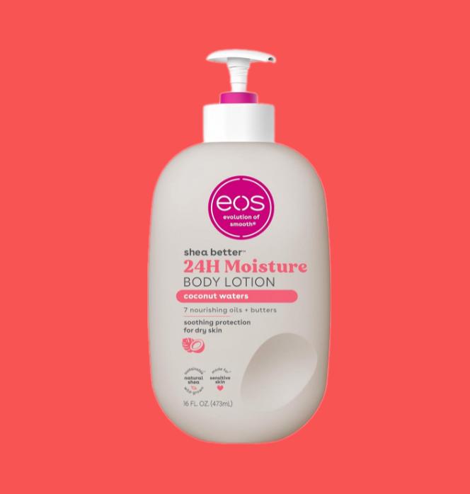 eos Shea Better Body Lotion- Coconut Waters, 24-Hour Moisture Skin Care, eos body lotion Body Care Moisturize eos shea Scent Scented