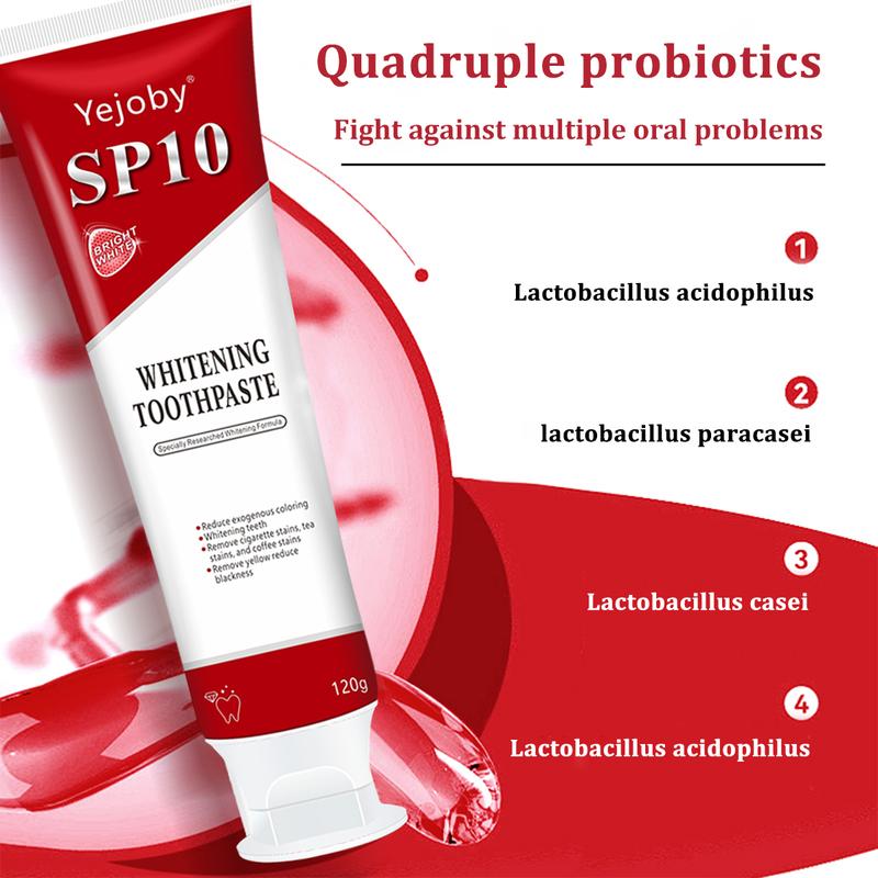 [Upgraded Version] Super Probiotic Sp-10 Toothpaste, Sp-10 Ultra Whitening Toothpaste, Sp 10 Toothpaste,Fresh Breath, Sp-10 Toothpaste 4.9 oz SP-8,SP-8 SP-6 SP-4 sp-8 sp-6 sp-4 sp8 sp6 sp4 SP-10