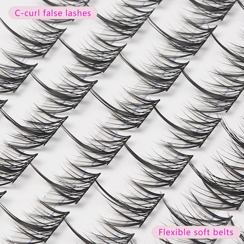 Reusable Individual False Eyelashes, 500pcs set Natural Look Eyelash Extensions, Self Grafting Curl Eyelashes, False Eyelashes for Women & Girls