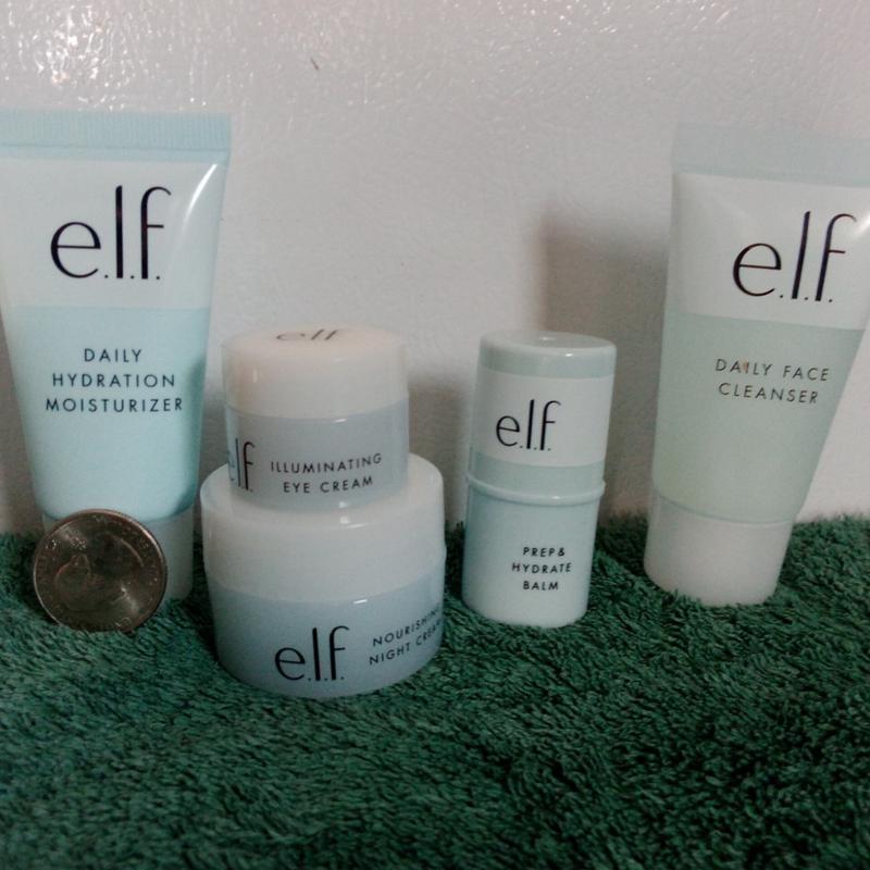 e.l.f. Jet Set Hydration Kit - Vegan & Cruelty-Free Face Cleanser, Balm, Moisturizer, Eye Cream & Night Cream Travel Set - Comfort, Skin Repair