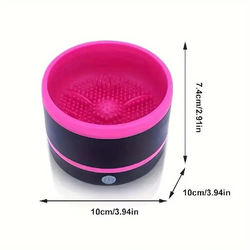 Electric Makeup Brush Cleaning Tool, USB Rechargeable Automatic Makeup Brush Cleaner, Professional Makeup Tools for Women