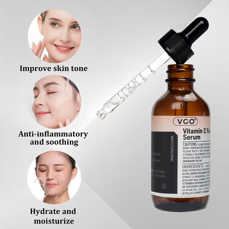 VGO Three-In-One Set Vitamin C Serum,Moisturizer,Facial Cleanser Moisturizing Suitable for sensitive skin-Live Skincare Radiance-A Comfort Skin Repair