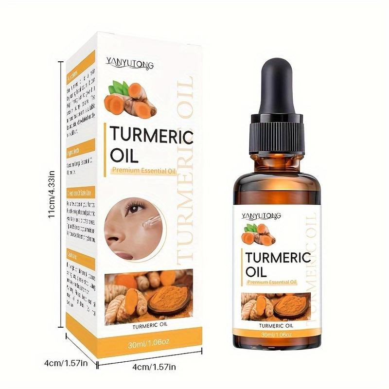 Turmeric Oil, Deep Moisturizing & Skin Firming Facial Serum, Hydrating Facial Essence, Skin Care Product for Women & Men