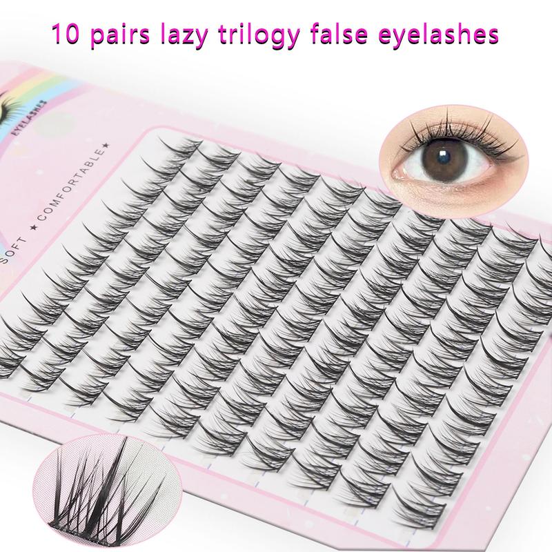 Reusable Individual False Eyelashes, 500pcs set Natural Look Eyelash Extensions, Self Grafting Curl Eyelashes, False Eyelashes for Women & Girls