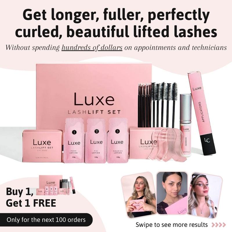 Luxe Lashlift Set (Buy 1 Get 1 Free)   Your Ultimate DIY Lash Lift Kit