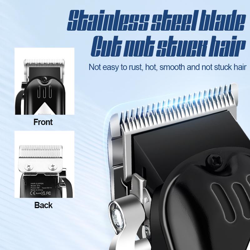 Professional Hair Clippers for Men, 3 in1 Hair Trimmer Beard Trimmer Electric Shavers for Men, Cordless Trimmers Kit, Men's Grooming , BarberClippers, Back to School Trimmers for Men, Gift For Halloween & Christmas & Fall,Winter Gift