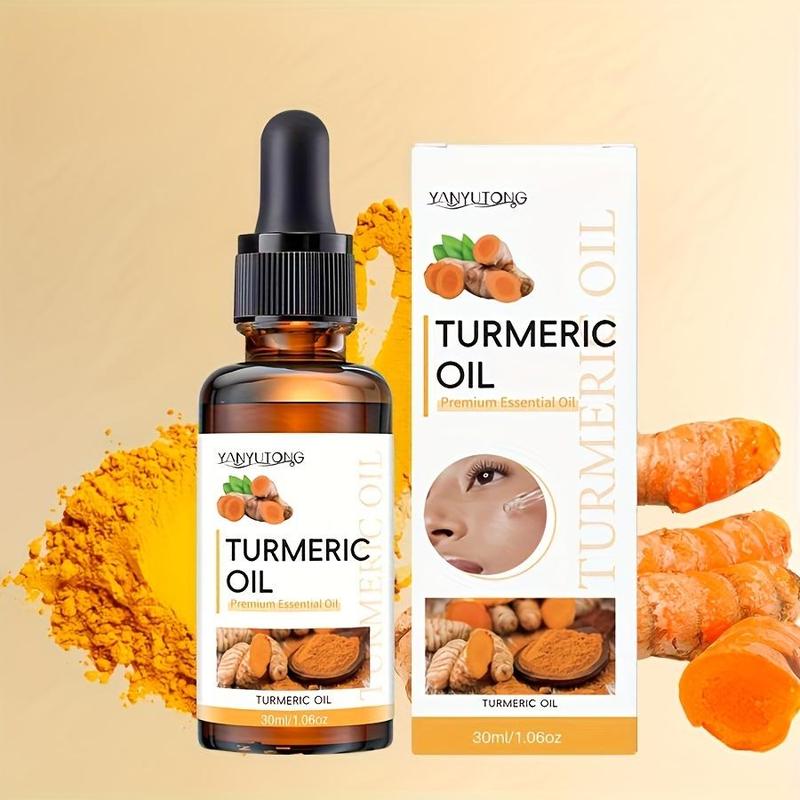 Turmeric Oil, Deep Moisturizing & Skin Firming Facial Serum, Hydrating Facial Essence, Skin Care Product for Women & Men