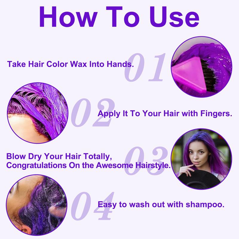 [live stream] ikzee 9 Colors DIY Hair Dye Wax 120g - Hair Dye