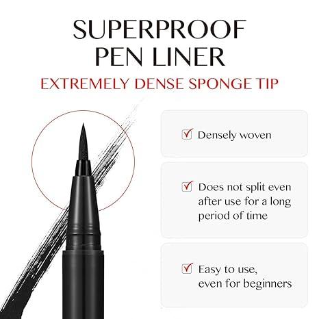 [CLIO Official Shop] CLIO Superproof Pen Liner | Eyeliner Lipliner Makeup Lipliner Makeup