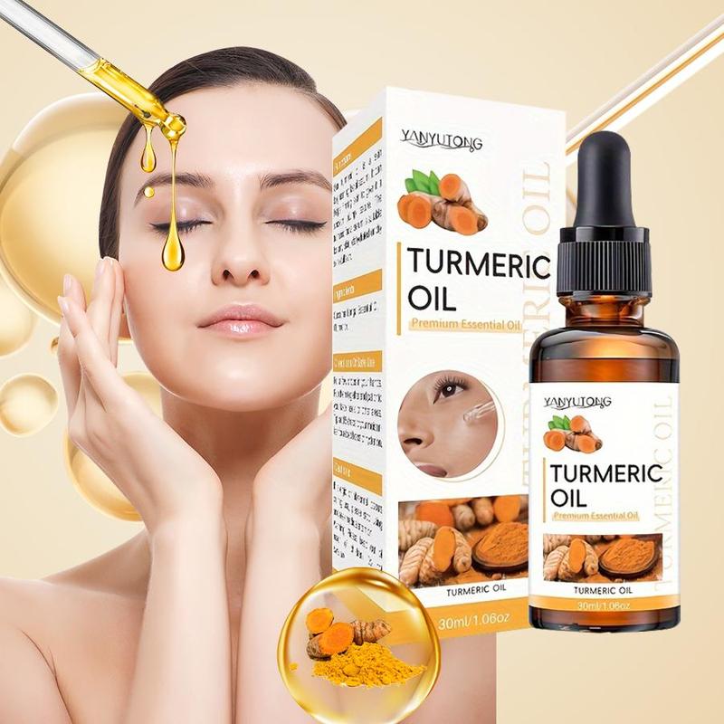 Turmeric Oil, Deep Moisturizing & Skin Firming Facial Serum, Hydrating Facial Essence, Skin Care Product for Women & Men