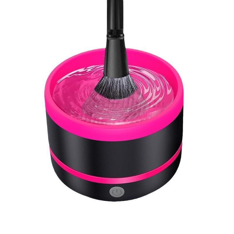 Electric Makeup Brush Cleaning Tool, USB Rechargeable Automatic Makeup Brush Cleaner, Professional Makeup Tools for Women