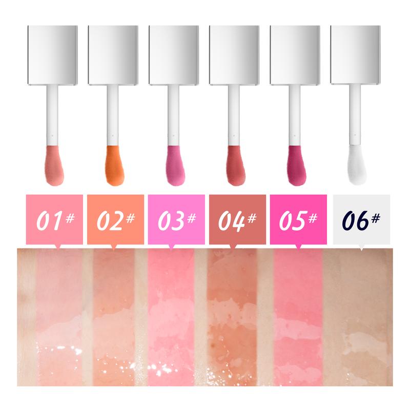 QIC Hydrating Lip Glow Oil, Plumping Lip Oil Gloss, Transparent Lip Balm, Natural Lip Plumper Gloss Make Lips Fuller and Moisturizing