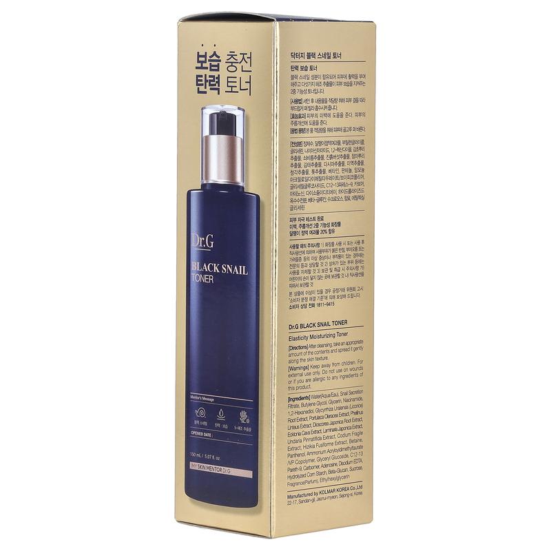 Dr. G Black Snail Toner, 5.07 fl oz (150 ml)