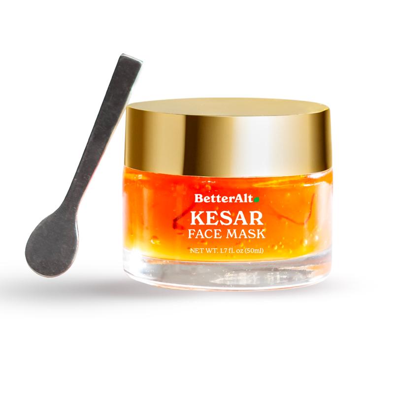 Turmeric Kesar Face Mask for Glowing Skin | With Niacinamide, Aloe Vera, Green Tea | For Intense Skin Hydration, Daily Skincare