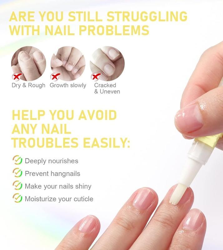 [Black Friday] AUBUOBUO Nail Growth Oil -Moisturize,Strengthen, andBrighten Nails, Overall Healthy Nail CareSolutions, Nourishing Manicure, Cuticle Oil Pen,Nail Oil