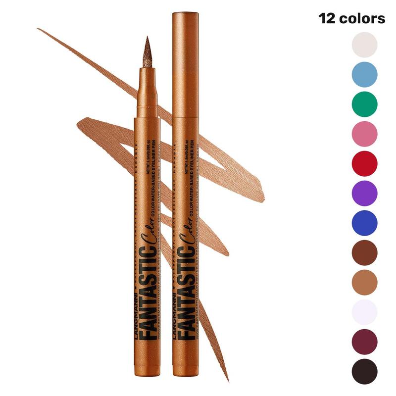 Long Lasting Liquid Eyeliner (12pcs set), Quick Drying Eyeliner Pen, Easy Coloring Eyeliner Pen, Professional Daily Makeup Accessories