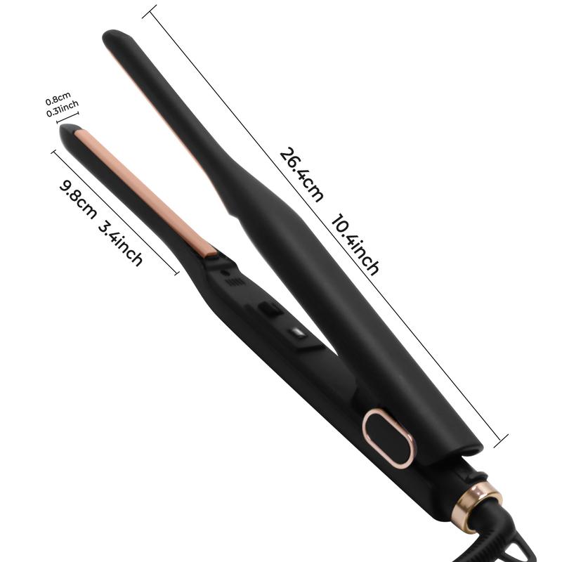 Arabella Electronic Flat Iron Hair Heater 3D Floating Plates Hair Straightener and Curler 2 in 1 Styling Tool