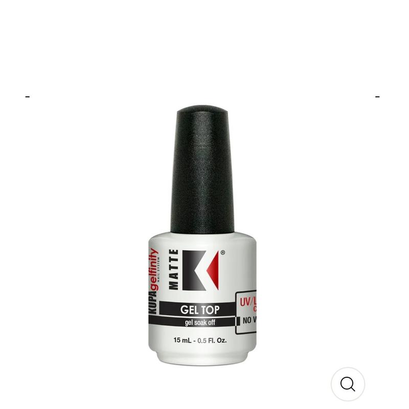 Trio pack ( top  matte   base coat) Kupa Nail Polish Manicure