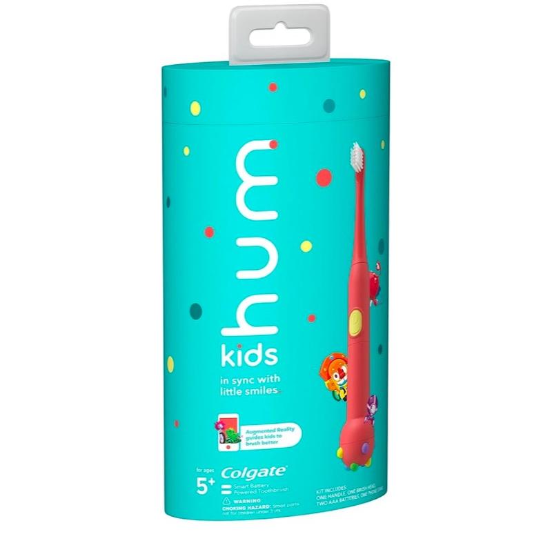 Kids Battery Powered Smart Toothbrush, Coral - Oral Care for Children