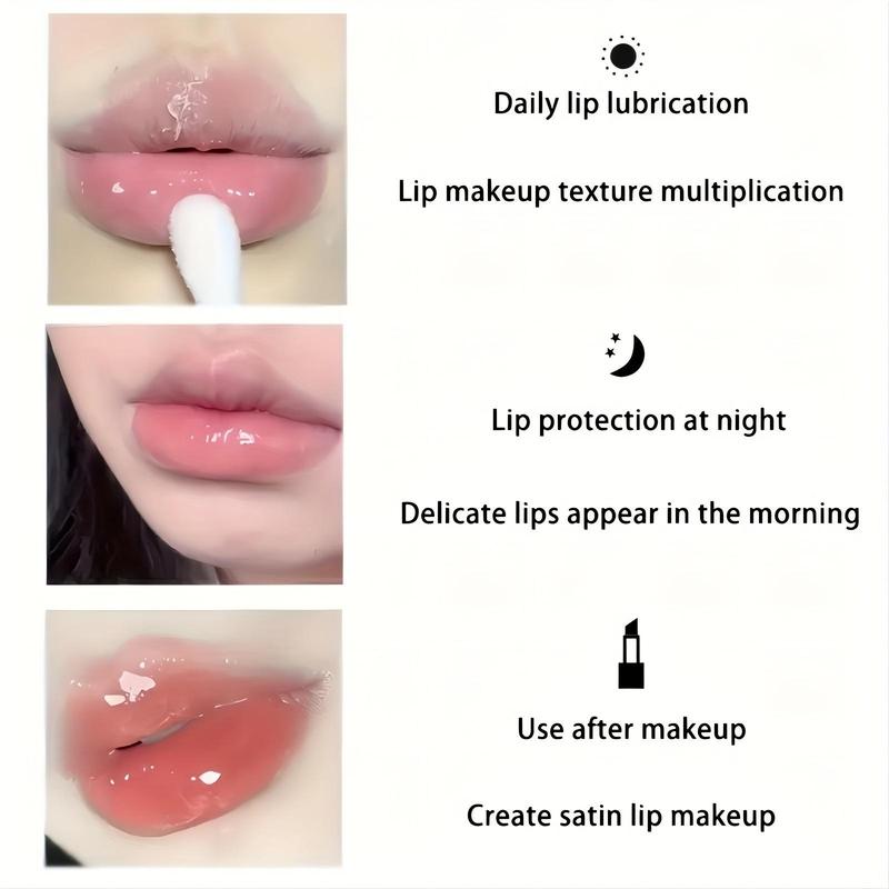 Cosmetic Supplies, Fruity Lip Butter Balm, 3pcs set Hydrating Moisturizing Glossy Lip Oil, Anti-crack Lip Gel Lip Mask Lip Plumper Lipstick Lip Moisturizer Comfort Hydrate Dry Lips, Beauty Gifts