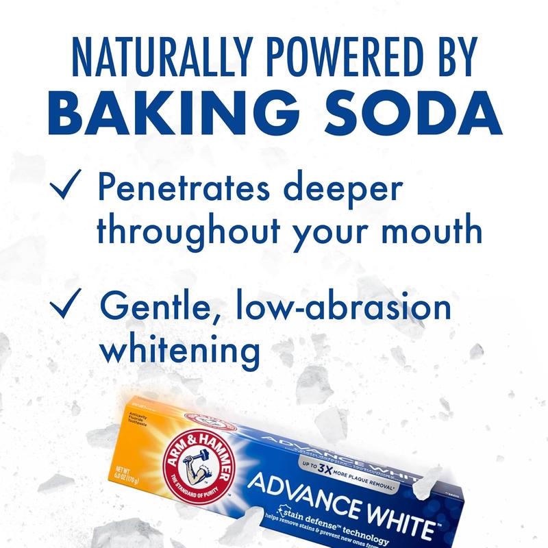 Arm and Hammer Advance White Baking Soda and Peroxide Toothpaste in Fresh Mint 0.9 Oz (Pack Of 1) Oral Gentle