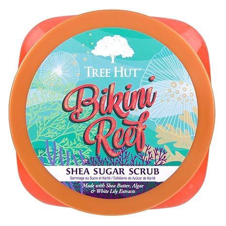 Tree Hut Bikini Reef Shea Sugar Scrub | Exfoliating Body Scrub Removes Dead, Dry Skin for a Soft & Hydrated Feel | Nourishing Essential Body Care | 18 fl oz.